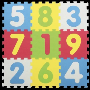 Best Sale Tappeto Puzzle Numeri 9Pz Palestrine E Tappeti Gioco