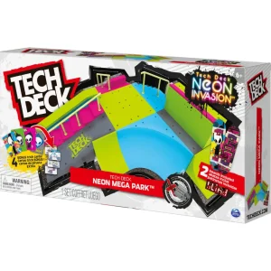 Flash Sale , Neon Mega Park X-Connect Creator, Set Di Rampe Personalizzabile Fosforescente Con Due Fingerboard, Giocattolo Per Bambini E Bambine Dai 6 Anni In Su Modellini Veicoli In Scala