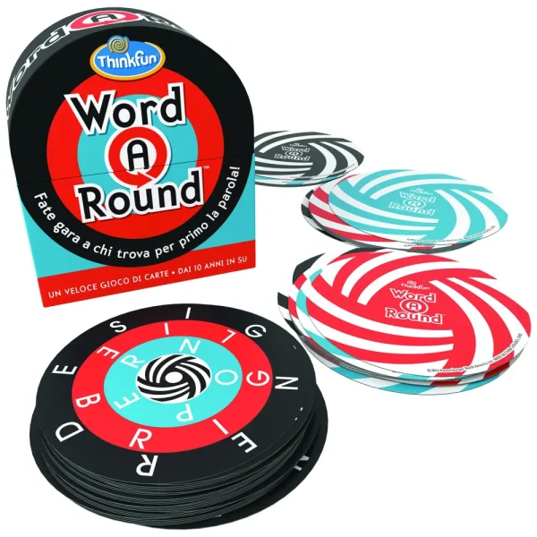 Best Sale Thinkfun Word A Round, Gioco Di Carte Per Bambini, Parole E Abilita Linguistiche, Eta 10+ Anni Giochi Di Carte