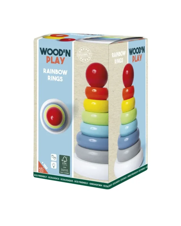 Discount Torre Arcobaleno Giochi Educativi In Legno