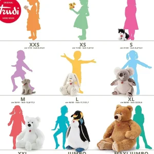 Fashion Fluffy Orso Polare Taglia S Peluche Tradizionali