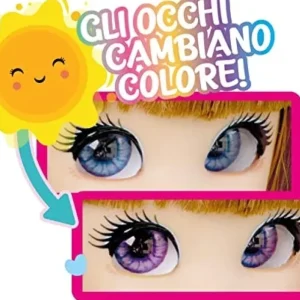 Best Unique Eyes Amy Bambola Articolata 25 Cm, Con Occhi Che Seguono Il Tuo Sguardo E Cambiano Colore Sotto Il Sole Fashion Dolls