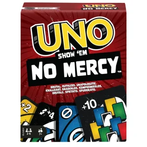 Flash Sale Uno No Mercy La Versione Di Uno Piu Brutale Di Sempre, Con 56 Nuove Carte, Regole Speciali E Carte Azione Spietate Giochi Di Carte