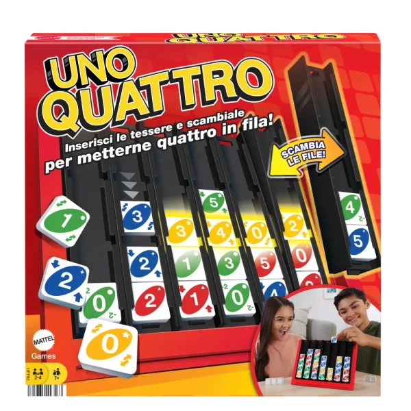 Clearance Uno Quattro, Posiziona Quattro Tessere E Abbina Colore E Numero Giochi Di Carte