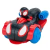 Best Sale Veicolo Miles Morales 2 In 1 Da 15Cm Con Personaggio Miles Morals Incluso Macchinine Bambini