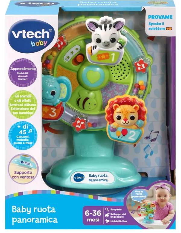 Clearance Baby Ruota Panoramica, Una Ruota Panoramica Interattiva Per Imparare Girando E Divertendosi! Giochi Di Apprendimento