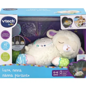 Discount Luce, Ninna Nanna Parlante 3 In 1, Un'Adorabile Pecorella Per Illuminare Le Notti Del Tuo Bambino Giochi Di Apprendimento