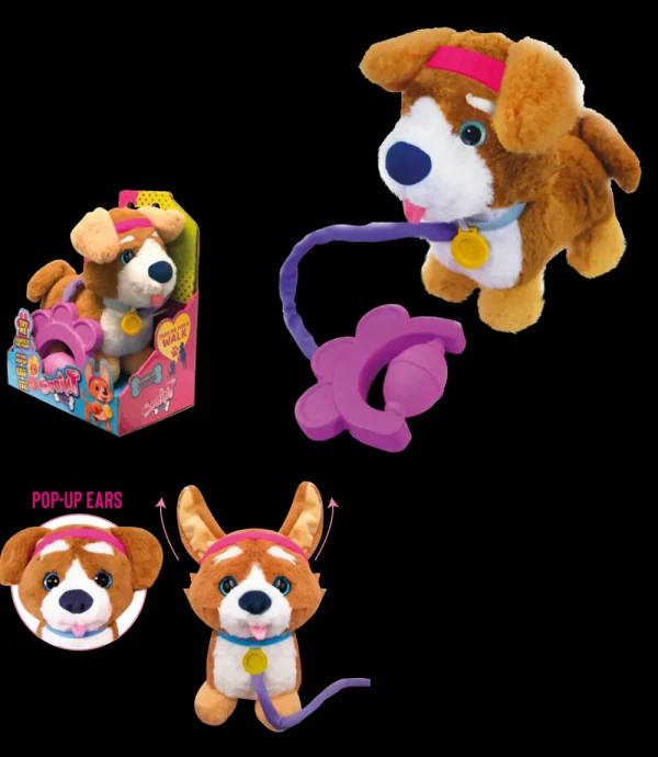 Fashion Yuppi Cane Con Guinzaglio Peluche Interattivi