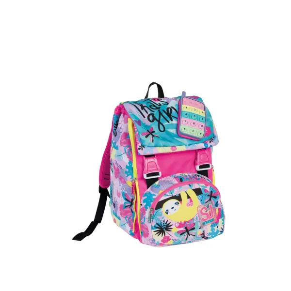 Discount Zaino Sdoppiabile Big Sj Gang Estensibile Tramite Zip Laterali Scuola